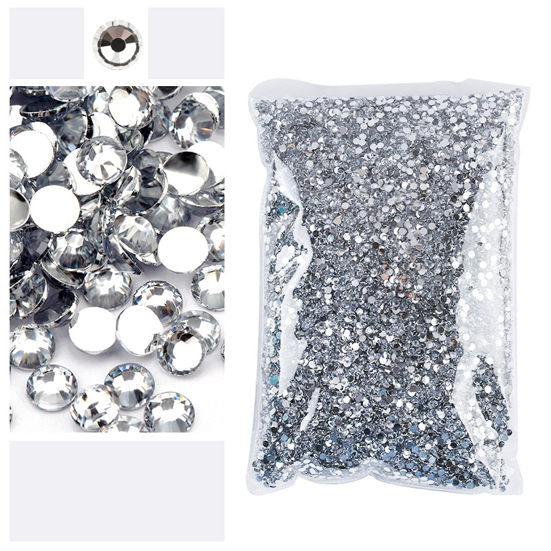 Hotfix Rhinestone Sheet - Temizle 2-5mm Toptan Paket Reçine Rhinestones
