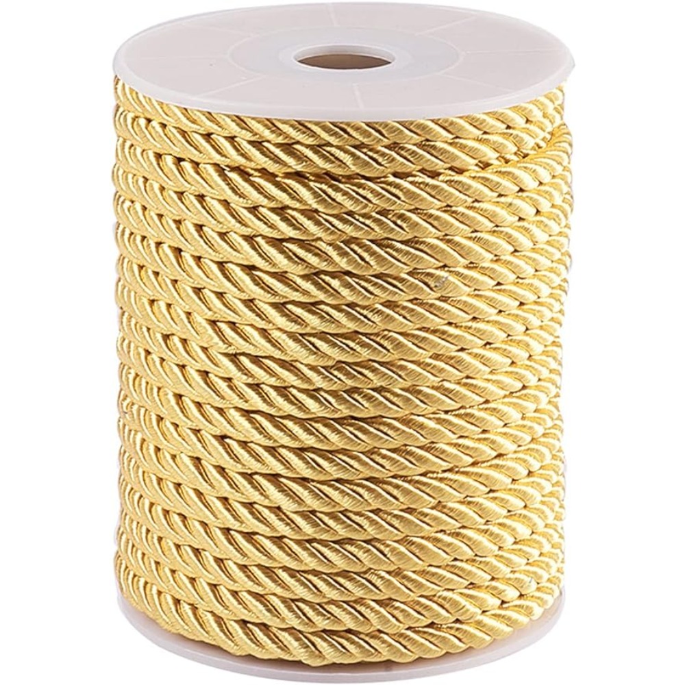 Cord Trim Twisted - 5mm 18 metre bükülmüş altın halat