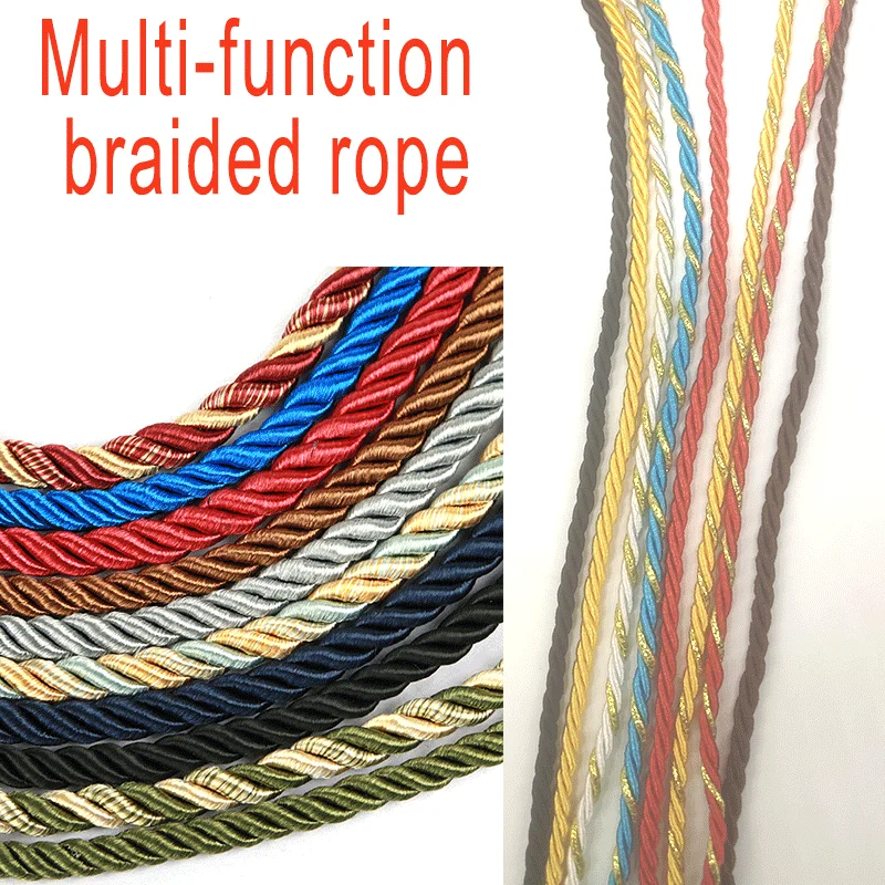 Cord Trim Twisted - 3mm 10m Bükümlü Kordon Halat Süsleme