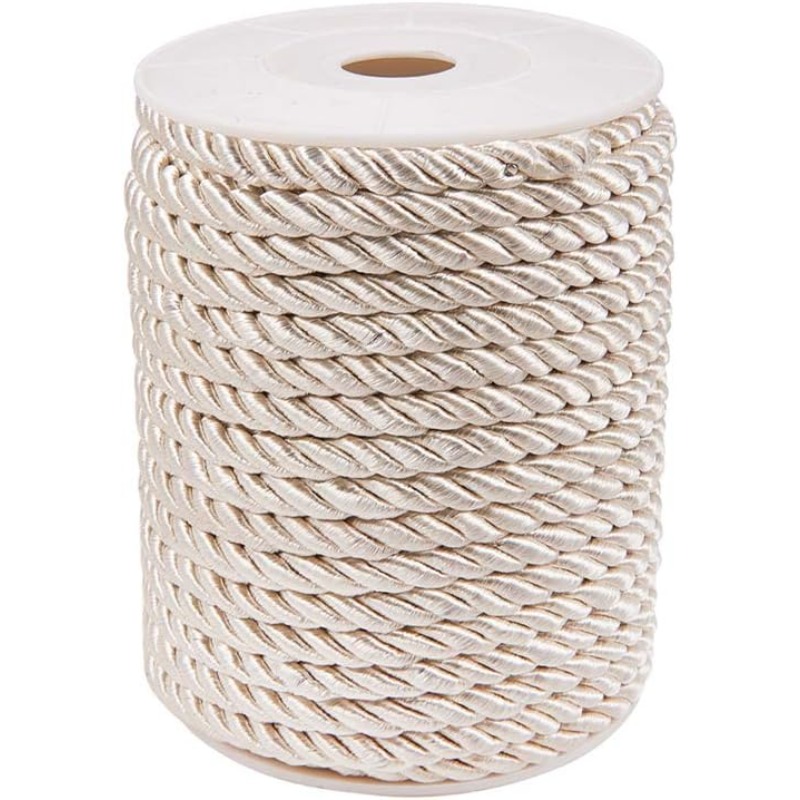 Cord Trim Twisted - Yaklaşık 50 Feet Zanaat Naylon Halat