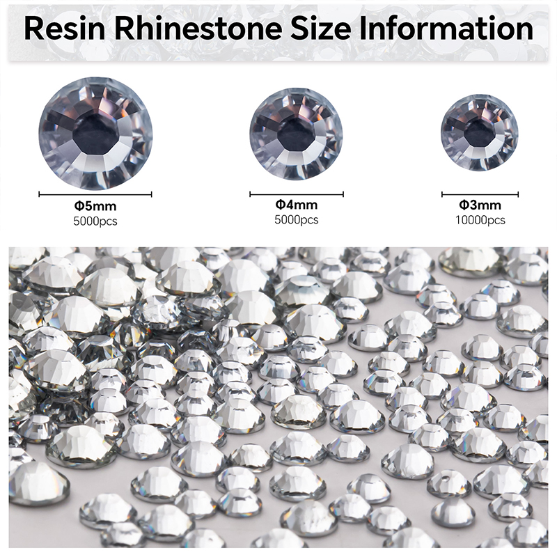 Temizle 2-5mm Toptan Paket Reç - Hotfix Rhinestone Sheet incelemesi ve fiyatı