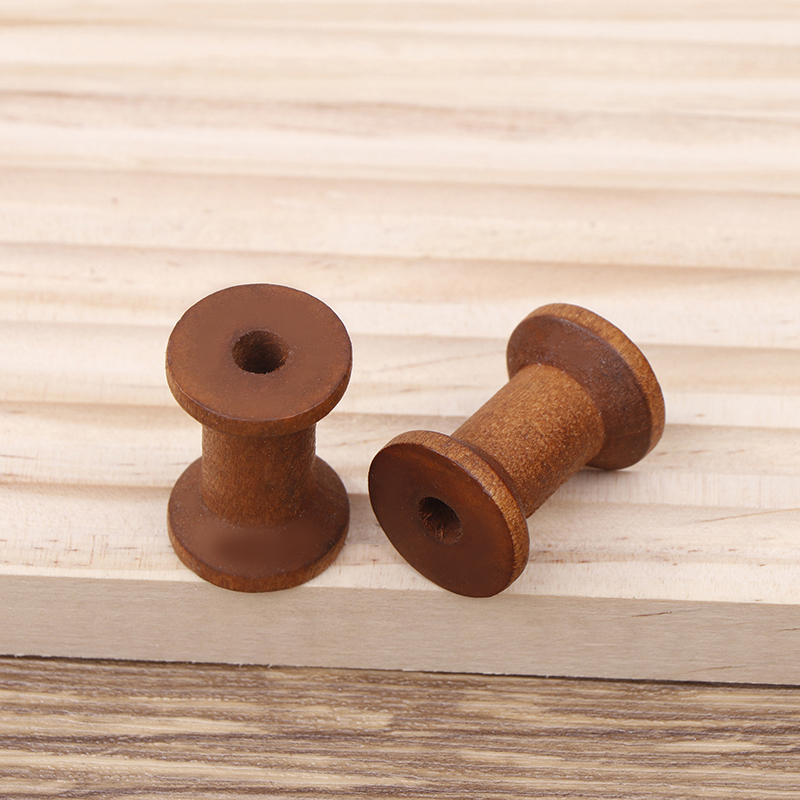 10 adet Vintage Ahşap Makarala - Organza Ribbon Spool incelemesi ve fiyatı