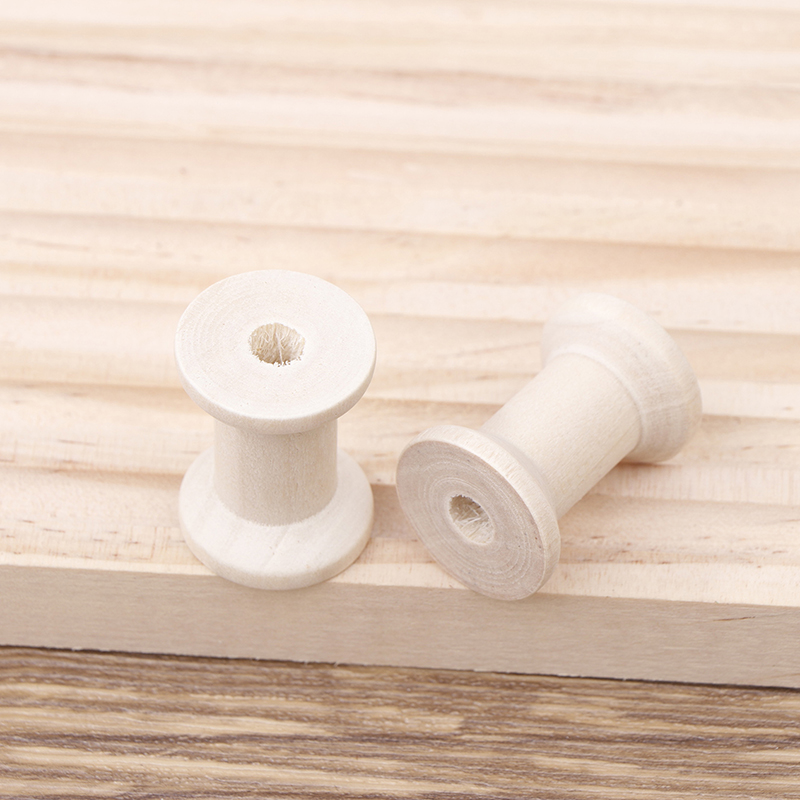 10 adet Vintage Ahşap Makarala - Organza Ribbon Spool incelemesi ve fiyatı