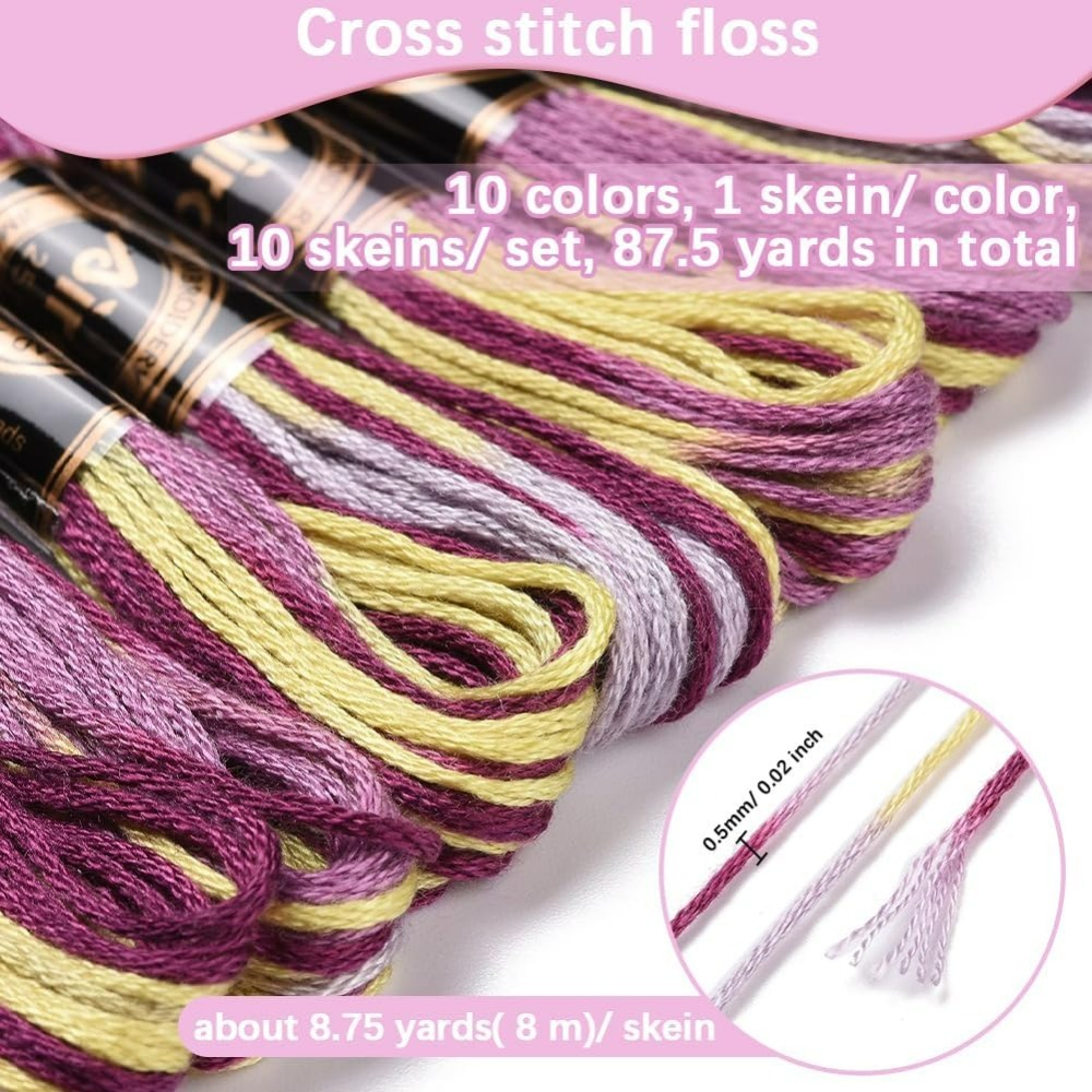 6 Iplikçik Mor Alacalı Nakış I - Embroidery Embellishments incelemesi ve fiyatı