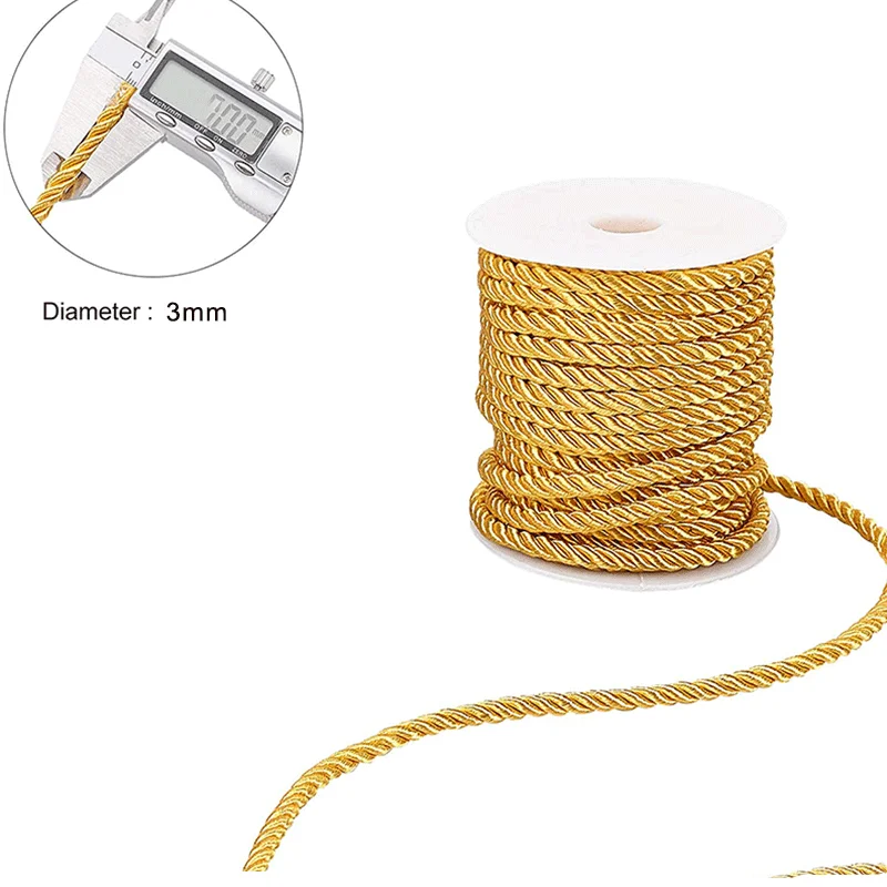 3mm 10m Bükümlü Kordon Halat S - Cord Trim Twisted incelemesi ve fiyatı