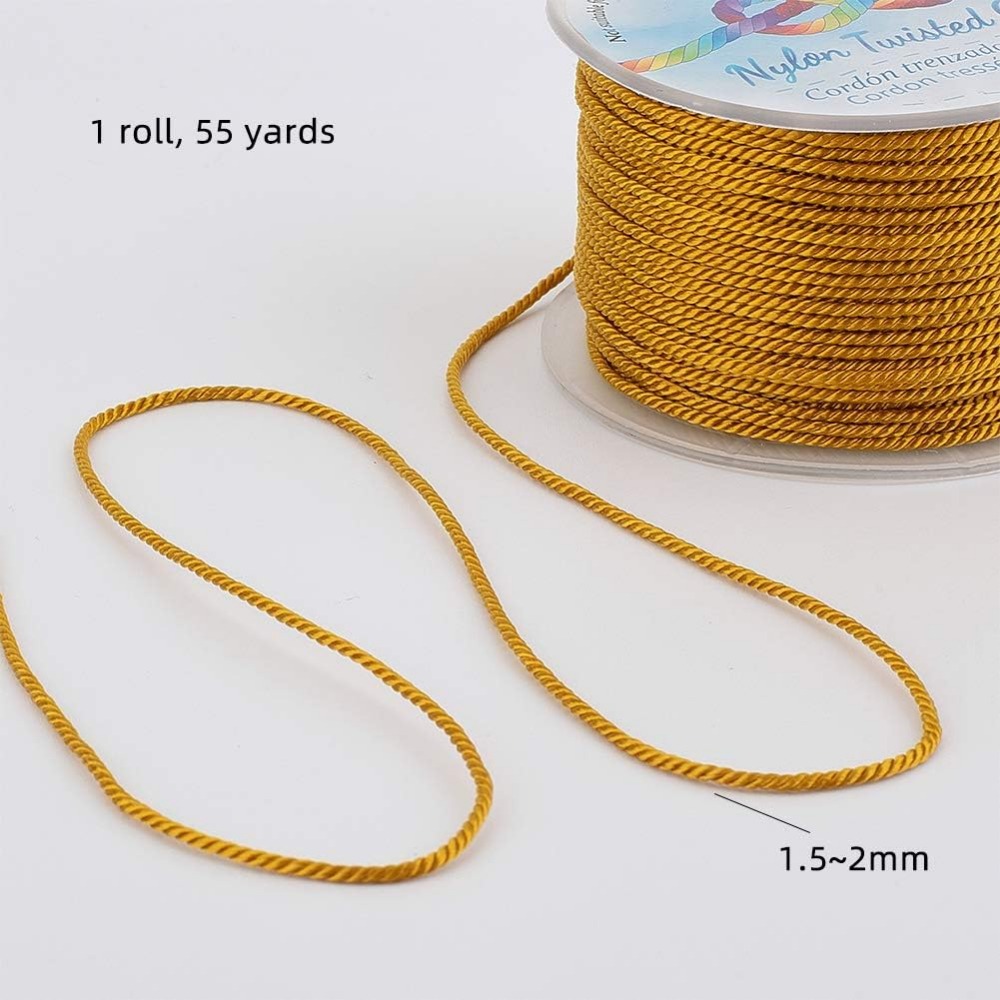 55 metre 1mm bükülmüş saten na - Cord Trim Twisted incelemesi ve fiyatı