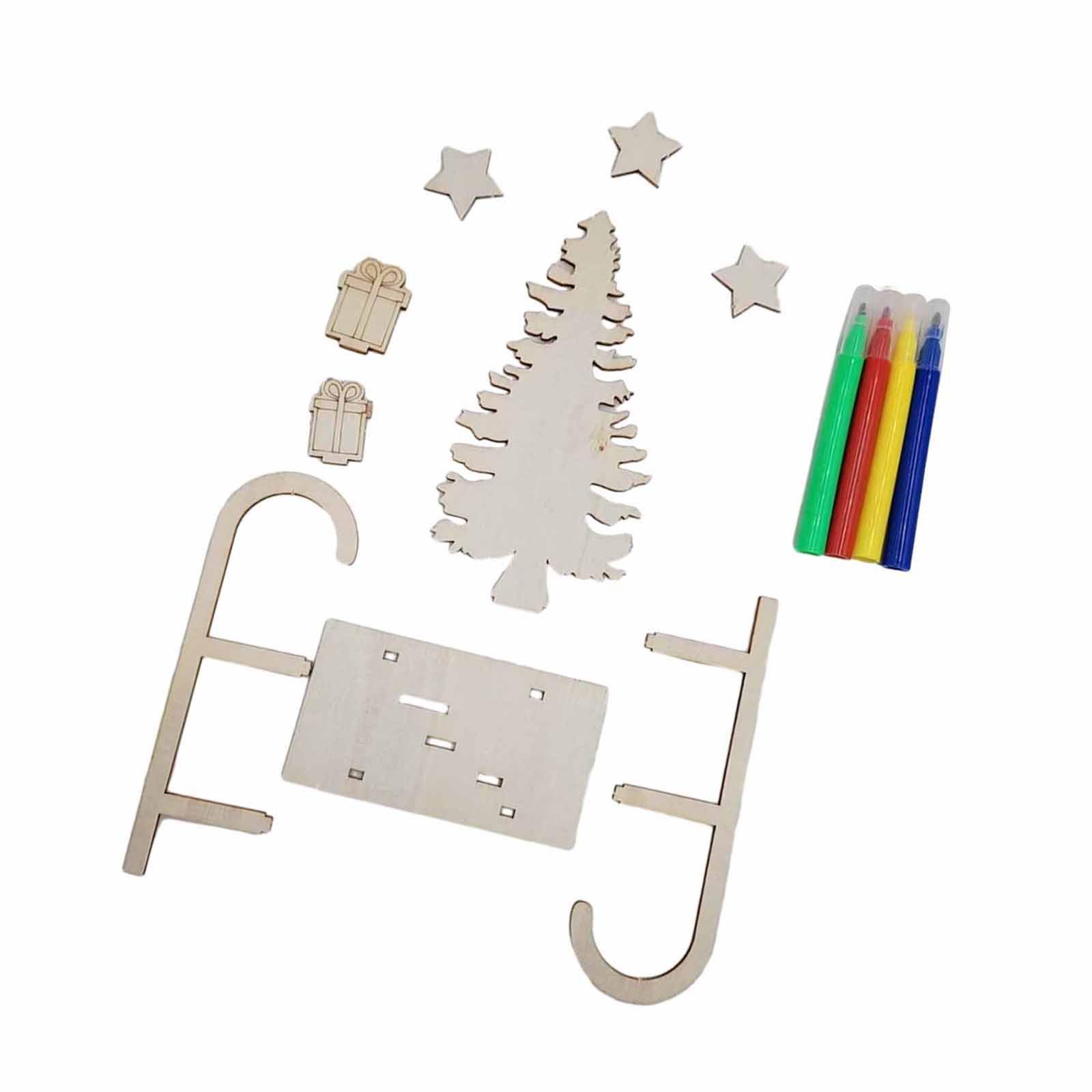 3x Kendin Yap Ahşap El Sanatla - Christmas Craft Embellishment incelemesi ve fiyatı